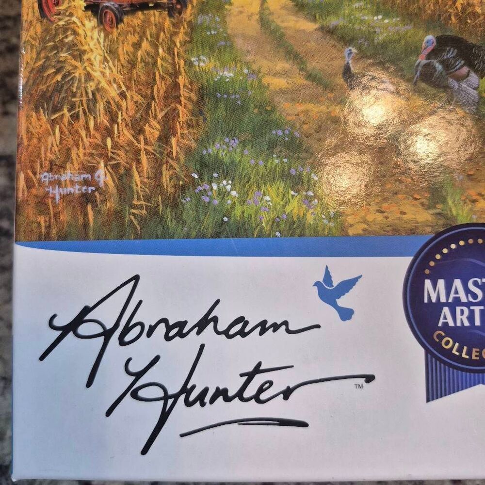 Rose Art Master Artist Collection Abraham Hunter Season to be Thankful 1000 pc J - Picture 4 of 11